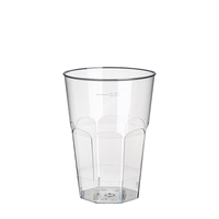 30 Gläser für Latte Macchiato, PS 0,3 l Ø 8 cm · 11 cm glasklar von Starpak