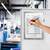 Durable DURAFRAME NOTE Magnetic Document Frame for Metal | A4 Silver