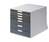 Durable VARICOLOR Desktop Organiser 7 Drawer Colour Coded Modular Storage | A4+