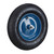 Relaxdays Schubkarrenrad 4.80 4.00-8, mit Achse, luftbereift, Ersatzrad bis 120 kg, Stahlfelge, Luftreifen, schwarz/blau