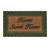 Relaxdays Fußmatte "Home Sweet Home", 45x75 cm, Fußabtreter Blumen, Gummi & Kokos, rutschfest, innen & außen, grün/natur