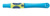Tintenroller griffix® Tintenschreiber für Rechtshänder, Neon Fresh Blue , Ausführung Mine: Kunststoffspitze, mittel, blau, Mine auswechselbar, blau