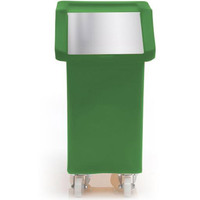 65 Litre Mobile Ingredients Trolley - Stainless Steel (R204C) - Green