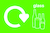 Recycling Bins - Set of 3