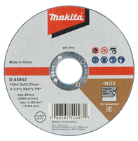 Makita D-65953-12 Trennscheibe 115x1,2mm INOX