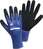 LEIPOLD+DÖHLE 1169-8 Handschuhe Nitril Aqua Größe 8 blau/schwarz Nylon mit doppe