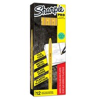 Sharpie Peel-Off China Marker Yellow (Pack 12)