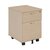 Jemini Maple 2 Drawer Mobile Pedestal KF72083