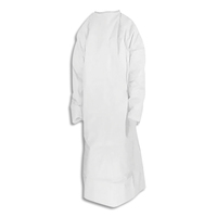 Colis de 120 blouses blanches de protection à usage unique avec lien manche élastique en polypropylène