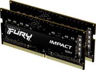 Kingston FURY Impact Laptop munkamemória készlet DDR4 16 GB 2 x 8 GB 2666 MHz 204 pin SO-DIMM CL15 KF426S15IBK2/16
