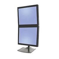 33-091-200 DS100 SERIE DS Series DS100 Dual Monitor Desk Stand, Vertical, 20.9 kg, 61 cm (24"), 75 x 75 mm, 100 x 100 mm, Black