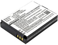 Battery for ActiveOn Camera 4.8Wh Li-ion 3.7V 1300mAh Black, DKA10W-B, DX, LKA10W-B, LX Kamera- / Camcorder-Batterien