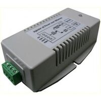 Gigabit 10-15VDC IN 56VDC OUT 35W Hi Power DC to DC Converter and 802.3at PoE inserter