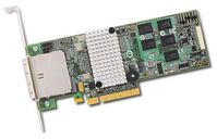 8-Port Ext., 6Gb/s SATA+SAS PCIe 2.0, 512MB, SGL Interfacekaarten / adapters