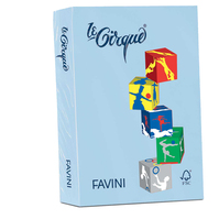 Carta Colorata Le Cirque Favini - A3 - 80 g - A717353 (Azzurro Tenue Conf. 500)