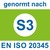 ESD-Sicherheitsschuh ERGO-MED 735 XP blueline in Weite 14 nach EN ISO 20345 S3 SRC in Größe 49 von ATLAS