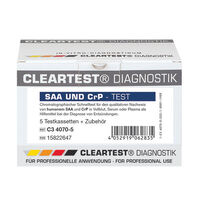 Cleartest SAA und CRP Schnelltest Servoprax 10 Teste (1 Pack), Detailansicht