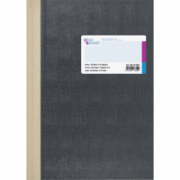 Geschäftsbuch A4 liniert 192 Blatt Deckenband grau