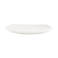 Churchill Super Vitrified W889 Plain ware X Squared Plate, White (Pack of 12)