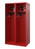 C+P Feuerwehrspind Evolo, Modell FLEXO, 2 Abteile, H1850B1000T600 mm, Feuerrot