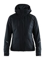 Craft Softshell Mountain Padded Jacket W L Black Melange/Black