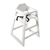 Wooden stacking baby highchairs