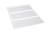 Selbstlaminierende Etiketten für Laserbedruckung Typ 1104 12,70x9,00x24,00 mm weiß/transparent