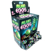 Vidal Alien Eggs Kaugummi gefüllt, Bubble Gum, 200 Stück