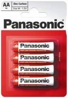 Panasonic 1.5V Cink-Carbon AA ceruza elem (4db / csomag) (R6R/4BPACK)