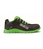 Zapato de seguridad T40 Practice malla transpirable negra/verde. SPARCO