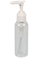 100ml Pump bottles PET with dosing dispenser