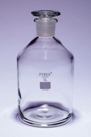100ml Bottiglie per reagenti bocca stretta tappo in vetro Pyrex®