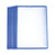 Drehzapfentafeln „QuickLoad” / Rahmen für Sichttafel-System / Taschen für Preilistenhalter | blau