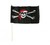Bandera Pirata de 46 cm T.Única
