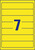 Ordner-Etiketten, A4 mit ultragrip, 38 x 192 mm, 20 Bogen/140 Etiketten, gelb