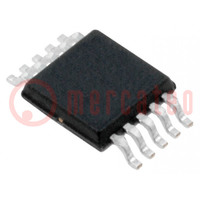 IC: analog switch; multiplexer; Ch: 2; SMD; MSOP10; 1.65÷3.6VDC