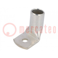 Tip: ring tube; M6; 50÷70mm2; crimped; for cable; angled 90°; 6.5mm