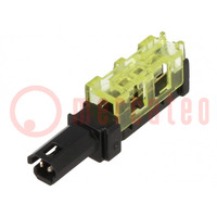 Enchufe; Conector: conducto-conducto; NDC; PIN: 1; 24AWG÷20AWG