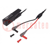 Adaptador de pinza de corriente AC; Øcable: 10mm; 48Hz÷10kHz