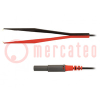 Kelvin cable; 70VDC; 1A; Len: 1.5m; Plating: gold-plated