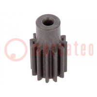 Spur gear; whell width: 25mm; Ø: 14mm; Number of teeth: 12; ZCL