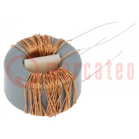Inductor: wire; THT; 22mH; 600mA; 280mΩ; 230VAC; 12x7mm; -20÷50%