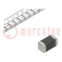 Varistor: multilayer; SMD; 0603; 25VAC; 31VDC; 0.3J; 30A; 67V; 3mW