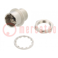 Connector: circular; HR10; push-pull; socket; 2A; silver plated