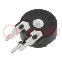 Potentiometer: mounting; vertical; 100Ω; 150mW; ±20%; linear