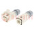 Connector: HDC; male + female; PIN: 4; 3+PE; size 3A; for cable