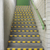 Anwendungsbeispiel: Antirutsch-Treppenprofil -Easy Clean-schwarz-gelb