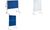 MAUL Moderationstafel professionell, klappbar, blau/Weißwand (8716160)