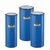 Dewar flasks 3200ml, cylindricalblue powder-coated alu, 600x90mm
