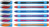 Kugelschreiber Slider Memo XB, Kappenmodell, 6er Karton-Etui (schwarz, rot, blau, violett, pink, orange)